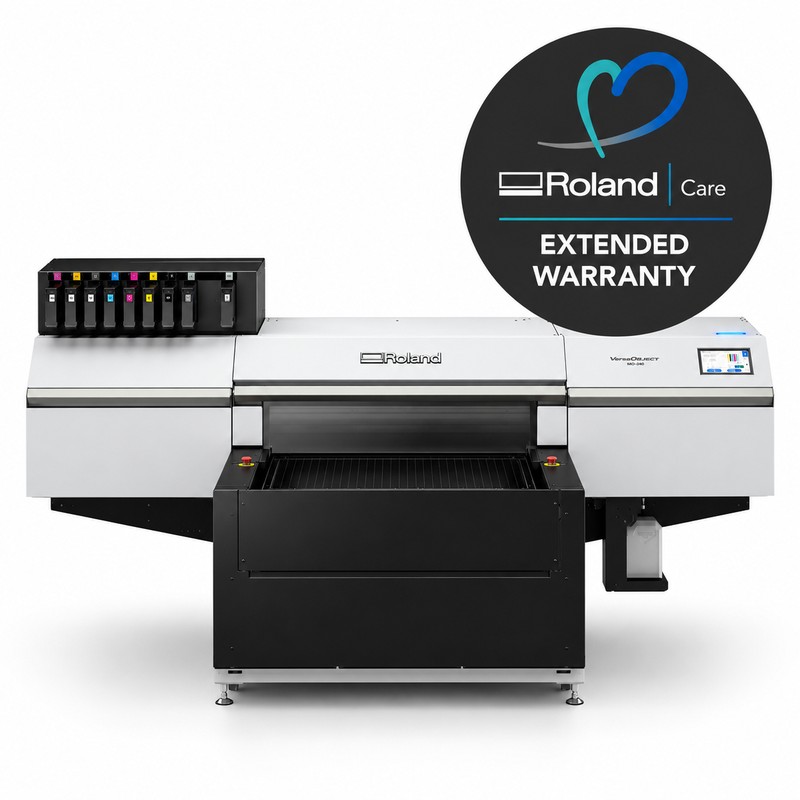Roland VersaObject IO-300 printer with RolandCare Extended Warranty